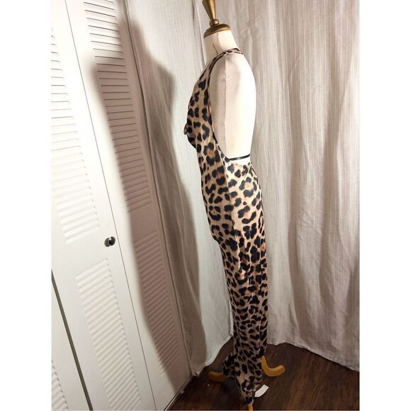 Missguided | Women’s | Dresses | L | Halter Cheetah Print Maxi Dress - Picture 3 of 5